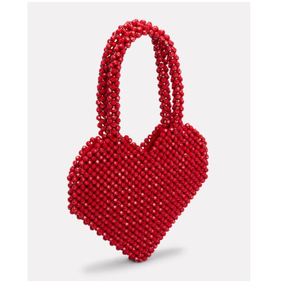 Loeffler Randall Maria Beaded Heart Bag